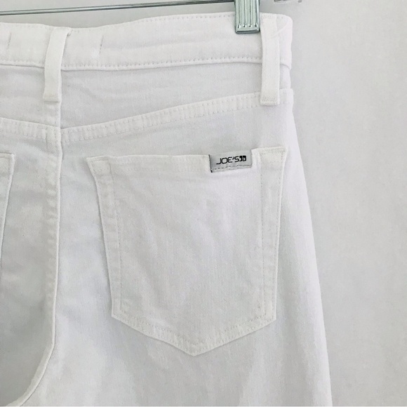 JOE’S Hi Honey High Rise Bootcut White Side Slits Raw Hem - Picture 7 of 11